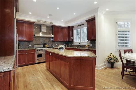 Avoid using soft woods for flooring in kitchens, unless you dark wood floors might overpower the space and make the kitchen too dark. Pictures of Kitchens - Traditional - Medium Wood Kitchens ...