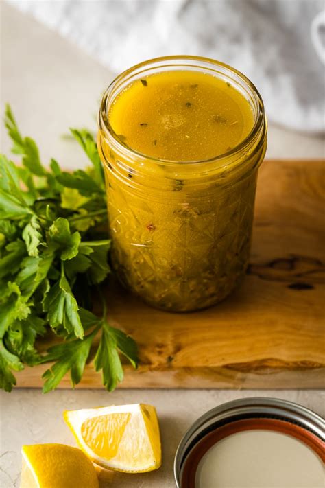 The Best Homemade Italian Salad Dressing Nourish And Fete