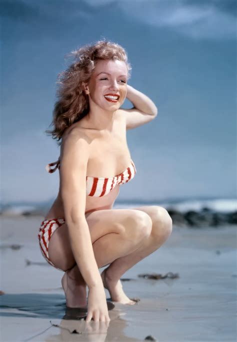 Marilyn Monroe Best Celebrity Bikini Style Popsugar Fashion Photo 6