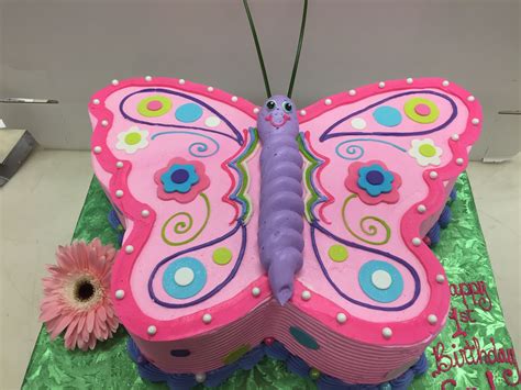 A Beautiful Butterfly Girl Birthday Party Food Bug Birthday Cakes