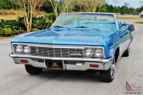 Spectacular Big Block 396 1966 Chevrolet Impala Ss Convertible Ac Ps