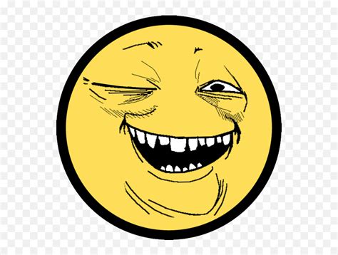 Troll Face Smile Emoji Twitch Emoticon Free Transparent Emoji My Xxx