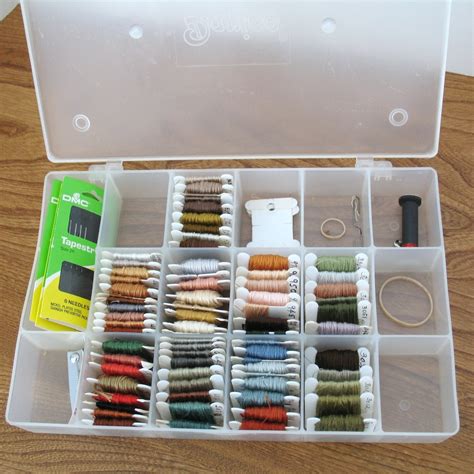Embroidery Floss And Storage Box