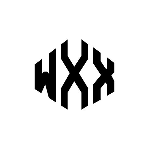 Wxx Letter Logo Design With Polygon Shape Wxx Polygon And Cube Shape