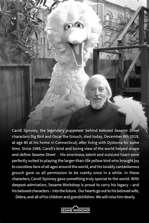 Caroll Spinney Who Played Big Bird And Oscar The Grouch Has Died Sesame Street Know Your Meme