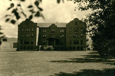 Front Entrance Of Hamilton Hall Msu Historic Photo Montana State