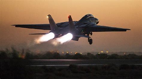 Top Gun Reloaded F 14 Tomcats Take Off For Night Missions Few Days