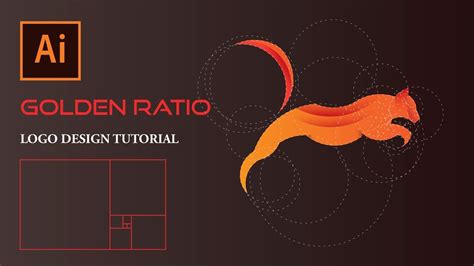 How To Design A Logo Using Golden Ratio Adobe Illustrator Tutorial Youtube