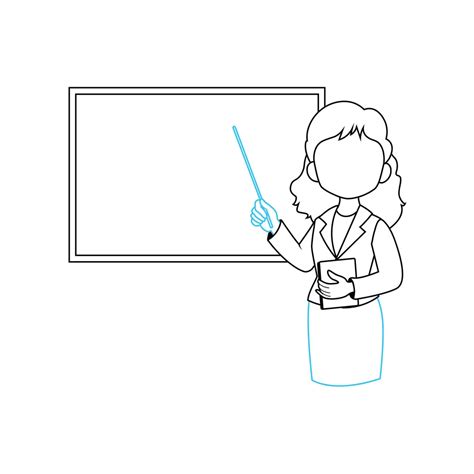 How To Draw A Teacher Step By Step