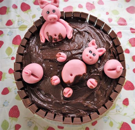 Chocolate Pig Cake The Gluten Free Greek