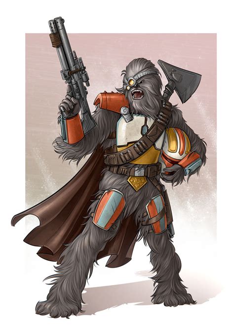 Commission Oc Wookie Mando By Birdyraider On Deviantart