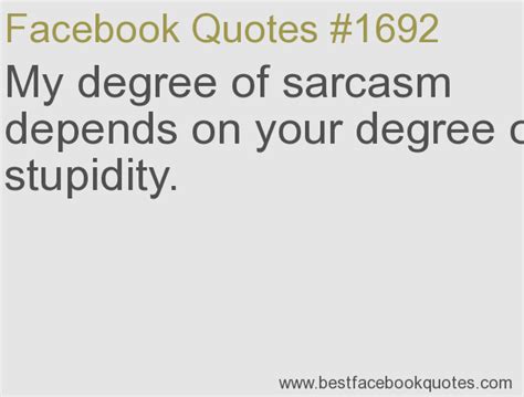 Sarcastic Quotes About Facebook Quotesgram