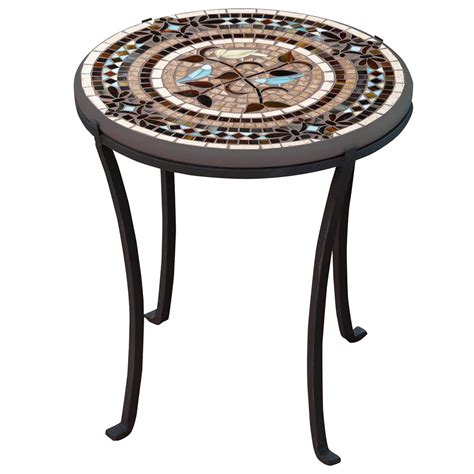 Provence Mosaic Chaise Table Neille Olson Mosaics Iron Accents