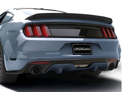2015 2023 Mustang Convertible High Profile Spoiler Satin Black No Drill
