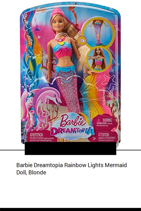 Barbie Dreamtopia Rainbow Lights Mermaid Doll Blonde Toy Mermaid Dolls Barbie Mermaid Doll