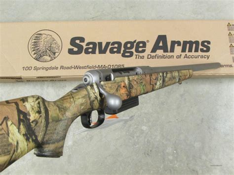Savage Model 220 Camostainless 20 Ga Slug Gun For Sale