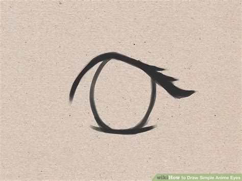 How To Draw Simple Anime Eyes 13 Steps Wikihow
