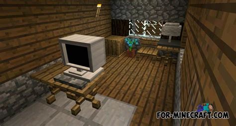 What if furniture was in minecraft, you may using it as a decoration. Danxupe Furniture mod (Minecraft PE 1.2)