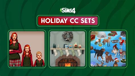 Sims 4 Christmas Cc 12 Holiday Sets For 12 Days Of Winterfest