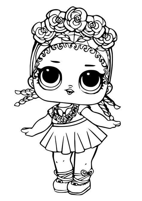 Happy birthday coloring pages for girls these beautiful birthday coloring pages are for kids who love all things unicorns, mermaids, llamas and princesses! LOL Surprise Doll Coloring Sheets Coconut Q.T | Desenhos ...