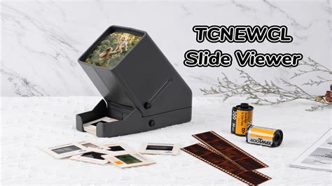 Electronikz 35mm Slide And Film Viewer Negative Viewer Desk Top Led