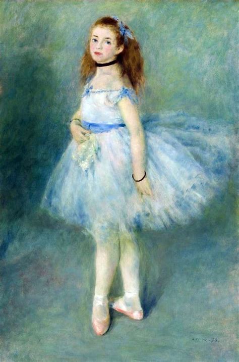 Description Of The Painting By Pierre Auguste Renoir The Dancer ️