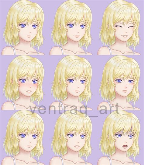 Vn Sprite Expressions D Art Itch Io