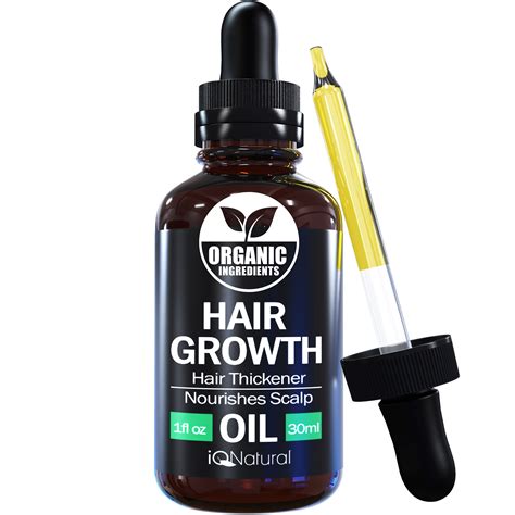 Iq Natural Hair Growth Oil For Men And Women For Natural Stronger