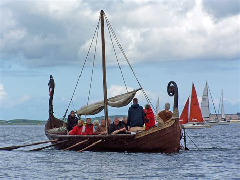 Three Viking Boats Attend Magnus Barelegs Festival Saturday 25 August