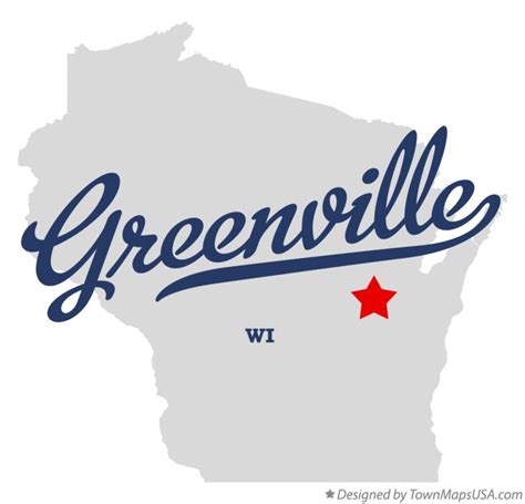 Map Of Greenville Wi Wisconsin