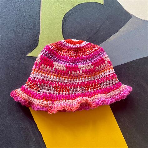 Crochet Bucket Hat Handmade Hat Springsummer Collection Etsy Uk