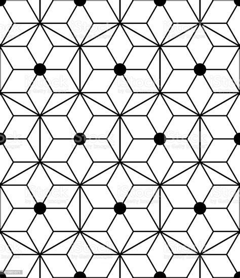 Seamless Geometric Pattern With Triangles And Diamonds Vector