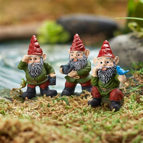 Dollhouse Miniature Garden Gnomes Fairy Garden Supplies Craft