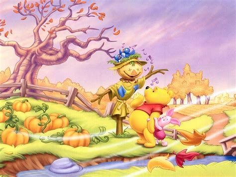 47 Winnie The Pooh Fall Wallpaper