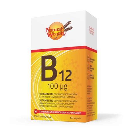 Natural Wealth Vitamin B12 60 Kapsula Apotekos