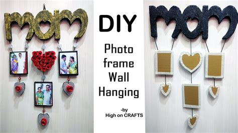 Wall Hanging Photo Frame From Cardboard Homemade T Idea Art And