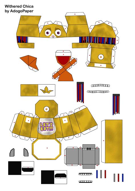 Five Nights At Freddys Papercraft Five Nights At Freddys Paper