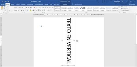 Cómo Escribir Texto Vertical En Word Computer Hoy