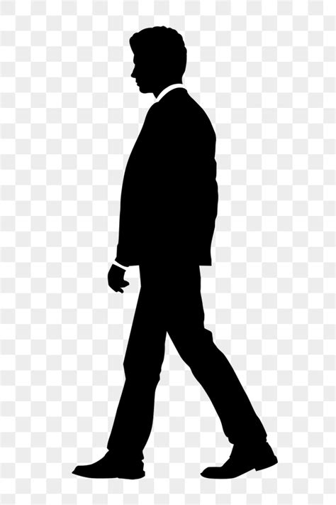 Businessman Silhouette Png Clipart Walking Free Png Rawpixel