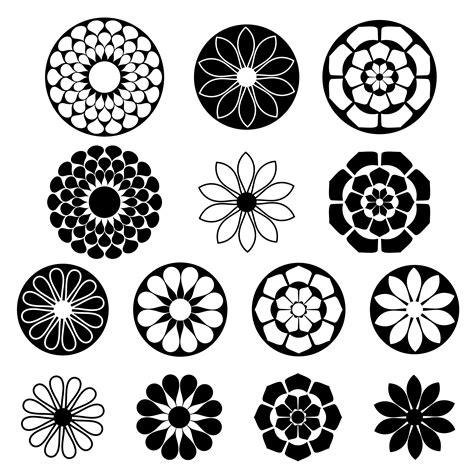 Vector Floral Shapes