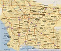 Map of Los Angeles California - TravelsMaps.Com