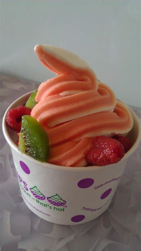 Our New Flavor Swirl At Cups Fruity Tart Healthy