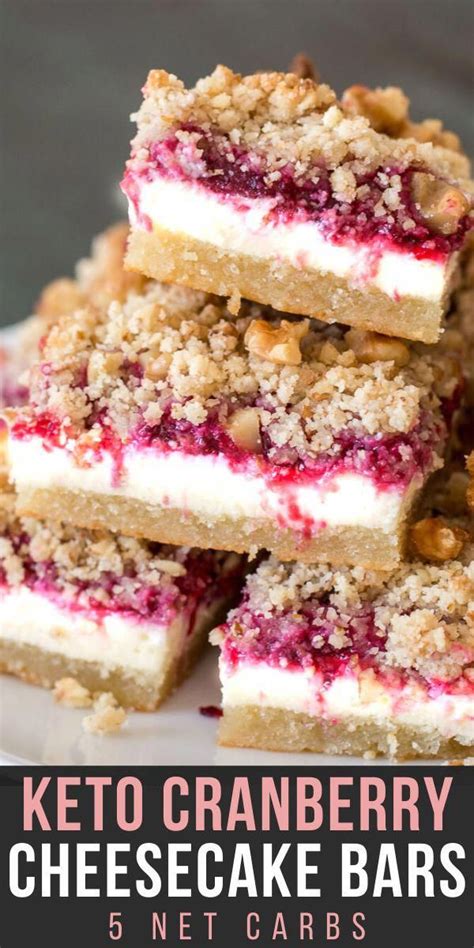 Delicious keto recipes free for everyone to enjoy. Keto Cranberry Cheesecake Bars - The Best Keto Recipes | Recipe in 2020 | Cranberry cheesecake ...