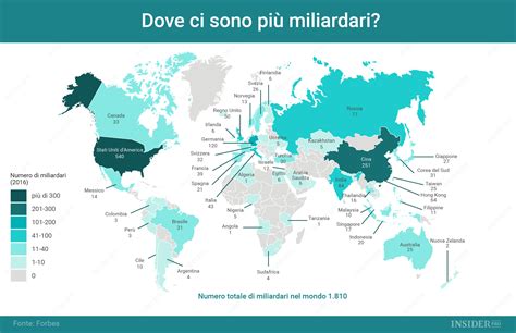 Le Nazioni Con Pi Miliardari Infografica Ihodl Com