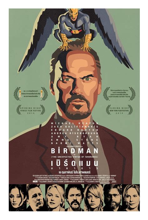 Birdman 15 Of 26 Mega Sized Movie Poster Image Imp Awards