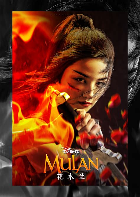 Mulan is brave, compassionate, clever, resourceful. ArtStation - mulan 2020 fanmade poster, Nazmuss Shakib