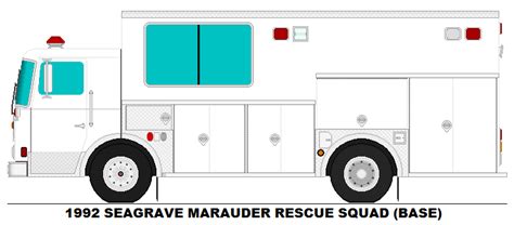 1992 Seagrave Marauder Rescue Squad Base By Misterpsychopath3001 On