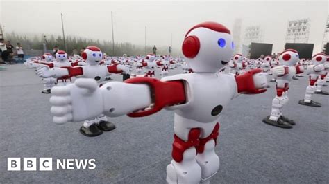 Dancing Robots Break World Record Bbc News