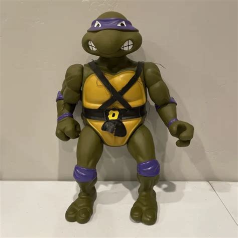 Giant Size Donatello Vintage Tmnt Ninja Turtles 13 Figure W Belt 1989