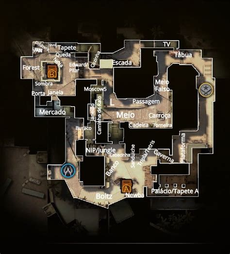 Saiba Os Nomes De Todas As Posições Do Mapa Da Mirage No Cs Go Critical Hits